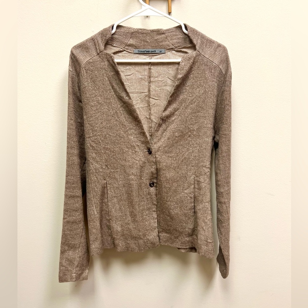 Transit par Such 🌿 Designer Italian Lightweight Knit Blazer